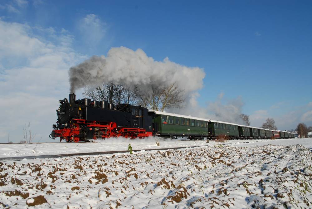 Winterdampffahrt Öchsle-Bahn